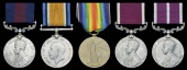A Great War ‘Western Front’ I.D.S.M. group of four awarded to Havildar Abdul Latif, 9th Bhopal...
