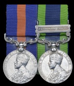 A ‘Waziristan’ I.D.S.M. pair awarded to Sepoy Nand Singh, 2-3rd Sikh Pioneers

Indian Distinguished Service...