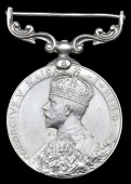 A ‘Bushire’ I.D.S.M. awarded to Subadar and Hon. Lieutenant Abbas Khan, 35th (Reserve) Mountain...