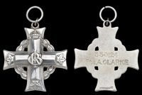 A Canadian Memorial Cross awarded in remembrance of Private Alfred Clarke, Royal Canadian Dragoons, who died of...