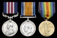 Family group:

A Great War M.M. group of three awarded to Private E. S. Crease, Lord Strathcona’s Horse, late...