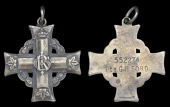 A Canadian Memorial Cross awarded in remembrance of Private G. H. Ford, Canadian Light Horse, who was severely...
