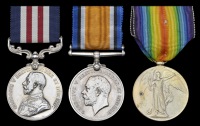 A Great War Passchendaele M.M. group of three awarded to Gunner J. H. McMunn, Canadian Field Artillery

Military...