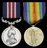 A Great War M.M. pair awarded to Sergeant L. C. Moffatt, Canadian Field Artillery

Military Medal, G.V.R. (40073...