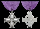 A Canadian Memorial Cross and Memorial Plaque awarded in remembrance of Gunner J. Steele, Canadian Field Artillery,...
