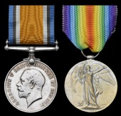 Pair: Sergeant-Major J. Alexander, Canadian Garrison Artillery

British War and Victory Medals (86354 S. Mjr. J....
