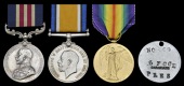 A Great War M.M. group of three awarded to Sergeant J. S. Alexander, Canadian Engineers

Military Medal, G.V.R....