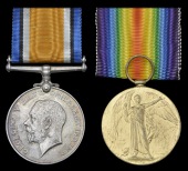 Pair: Flight Cadet G. C. Boyer, Royal Air Force, late Canadian Army Service Corps

British War and Victory Medals...