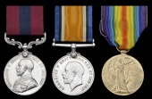 A Great War D.C.M. group of three awarded to Sergeant W. Sillers, Canadian Machine Gun Corps

Distinguished...
