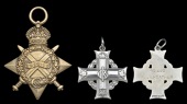A Canadian Memorial Cross awarded in remembrance of Private S. Heather, 1st (Ontario Regiment) Battalion, who was...