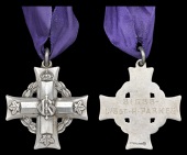 A Canadian Memorial Cross awarded in remembrance of Lance-Sergeant H. Parkes, 2nd (Eastern Ontario Regiment)...