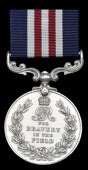 A Great War M.M. awarded to Private F. Gibson, 4th (Central Ontario) Battalion, Canadian Infantry, who was decorated...