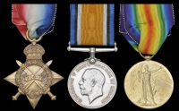 Three: Sergeant G. Earle, M.M., 4th (Central Ontario) Battalion, Canadian Infantry, who was killed in action on 8...