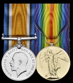 Pair: Major J. D. Gunn, 5th (Western Cavalry) Battalion, Canadian Infantry, who was wounded and taken P.O.W. in the...