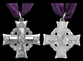 A Canadian Memorial Cross awarded in remembrance of Lance-Sergeant D. O. Davies, (alias O. D. Frazier), 7th (1st...