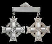Family pair:

A Canadian Memorial Cross awarded in remembrance of Corporal H. J. Atkinson, 8th (90th Regiment)...