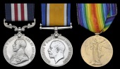 A Great War M.M. group of three awarded to Sergeant J. G. Smart, 10th (Canadians) Battalion, Canadian Infantry, who...