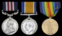 A Great War M.M. group of three awarded to Sergeant J. G. Smart, 10th (Canadians) Battalion, Canadian Infantry, who...