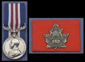 A Great War Vimy Ridge M.M. awarded to Acting Corporal R. Lewis, 14th (Royal Montreal Regiment) Battalion, Canadian...