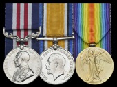 A Great War M.M. group of three awarded to Lance-Corporal J. Wooder, 18th (Western Ontario) Battalion, Canadian...