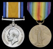 Pair: Private J. Moore, 18th (Western Ontario) Battalion, Canadian Infantry, who was killed in action on 23 May...