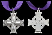 A Canadian Memorial Cross awarded in remembrance of Private B. Poole, 18th (Western Ontario) Battalion, who, having...