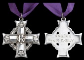 A Canadian Memorial Cross awarded in remembrance of Private R. C. Bly, 19th (Central Ontario) Battalion, who was...