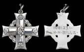A Canadian Memorial Cross awarded in remembrance of Private H. N. Bills, 28th (North West) Battalion, who was killed...