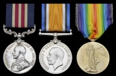 A Great War M.M. group of three awarded to Sergeant A. F. Radford, 50th (Calgary) Battalion, Canadian...