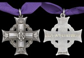 A Canadian Memorial Cross awarded in remembrance of Lieutenant A. T. Linforth, 52nd (New Ontario) Battalion, who was...