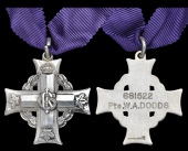 A Canadian Memorial Cross awarded in remembrance of Private W. A. Dodds, 58th Battalion, who was killed in action at...