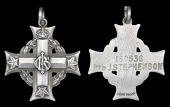 A Canadian Memorial Cross awarded in remembrance of Private J. Stephenson, 102nd (North British Columbians)...