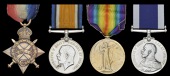 Four: Petty Officer J. Cowley, Royal Navy and Royal Canadian Navy

1914-15 Star (J. 26374 J. Cowley, A.B. R.N.);...