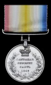 Candahar Ghuznee Cabul 1842 (Private Thomas Hook, H.M. 40th Regt.) engraved in running script, steel clip and...