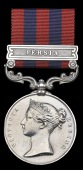 India General Service 1854-95, 1 clasp, Persia (J. Edwards, 78th Highlanders) edge bruising, contact marks, good...