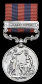 India General Service 1854-95, 1 clasp, Jowaki 1877-8 (Sowar Mohomed Khan, 17th Bengal Cavy.) claw tightened, good...