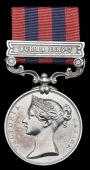 India General Service 1854-95, 1 clasp, Burma 1885-7 (1622 Pte. D. McEwen, 2d Bn. R. Sco. Fus.) minor edge bruising,...