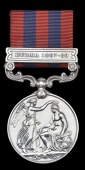 India General Service 1854-95, 1 clasp, Burma 1887-89 (2812 Corpl. P. Reilly, 2nd Bn. Ches. R.) good very fine	...