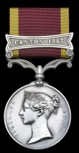 China 1857-60, 1 clasp, Canton 1857, unnamed as issued, good very fine 	 £140-180