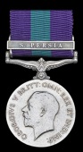 General Service 1918-62, 1 clasp, S. Persia (44 Naik Hem Singh, 1-55-Coke’s R.) edge bruising and contact marks,...