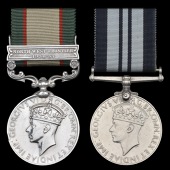 India General Service 1936-39, 1 clasp, North West Frontier 1936-37 (F-1562 W-Carr. Allah Ditta, 5 Mtn. Bty.); India...