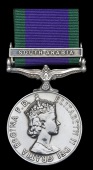 General Service 1962, 1 clasp, South Arabia (23928579 Rfn. R. G. Jackson, Cameronians) very fine	 £50-70