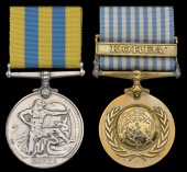 Pair: Private A. Conley, King’s Own Scottish Borderers

Korea 1950-53, 1st issue (22577723 Pte., K.O.S.B.); U.N....