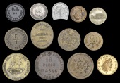 Argentina, Alto Verde, Rossi y Torre, aluminium horseshoe-shaped vineyard worker’s chit, 23mm; Buenos Aires,...