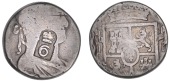 Dominica, Authority of August 1813, Six Bitts (valued at Four Shillings and Sixpence), Ferdinand VII, a circular...