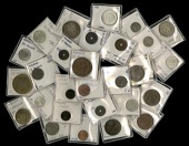 Finland, Alexander II, 2 Markkaa, 1870, Penni, 1869 (KM. 1.1, 7.1); Civil War, 5 Pennia, 1918 (KM. 21); together...
