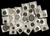 Germany, Aachen, 12 Heller (2), 1767, 1792 (KM. 51); Anhalt-Bernburg, Sixth-Thaler, 1862a (KM. 87); Baden, Kreuzer,...
