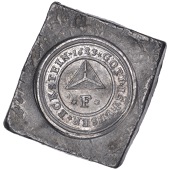 Germany, FRANKENTHAL, Siege coinage, uniface 2 Gulden, 1623, in lead, 18.00g (cf. Mailliet xxxix, 3 [silver]; cf....