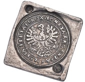 Germany, SILESIA, Siege coinage, uniface 3 Thalers, 1621, 12.14g (Mailliet cii, 5 var.; KM. 24 var.). Very fine,...