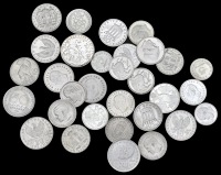 Greece, Paul I, 30 Drachmai, 1963, 20 Drachmai, 1960, 10 Drachmai, 1959, 5 Drachmai, 1954 (KM. 83-6); together with...